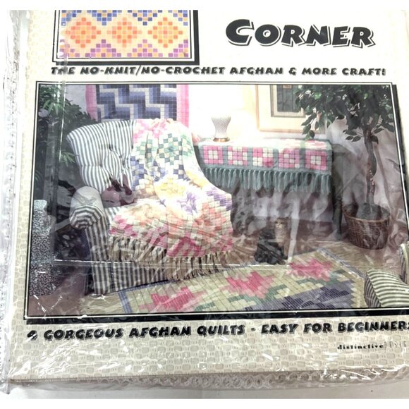 Quilt Corner Weavables Afghans W-B1 Authentic Patterns Craft Kit - Picture 7 of 9